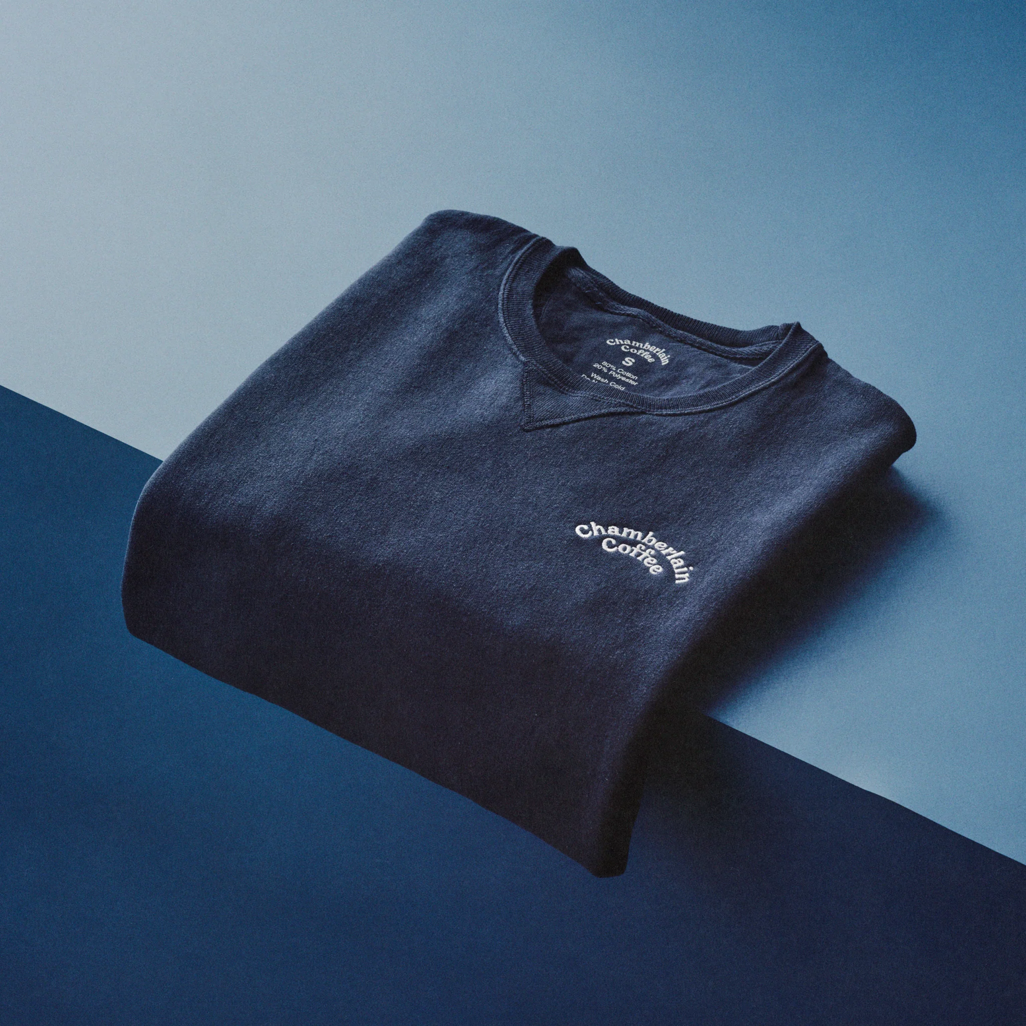 Navy Embroidered Crewneck - Image 3