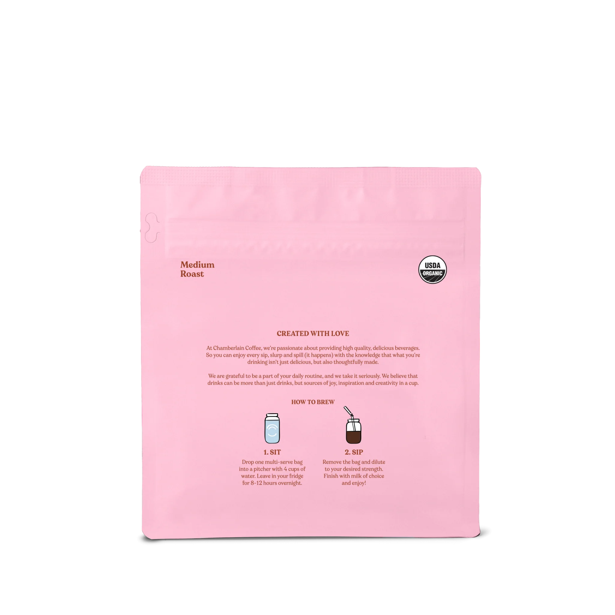 Organic Vanilla Cold Brew Elephant Large Coffee Bags - Image 4